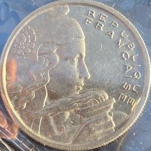 1955 France 100 Francs Foreign Coin